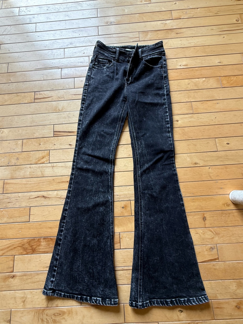 KanCan Black Flare High-Rise Jeans